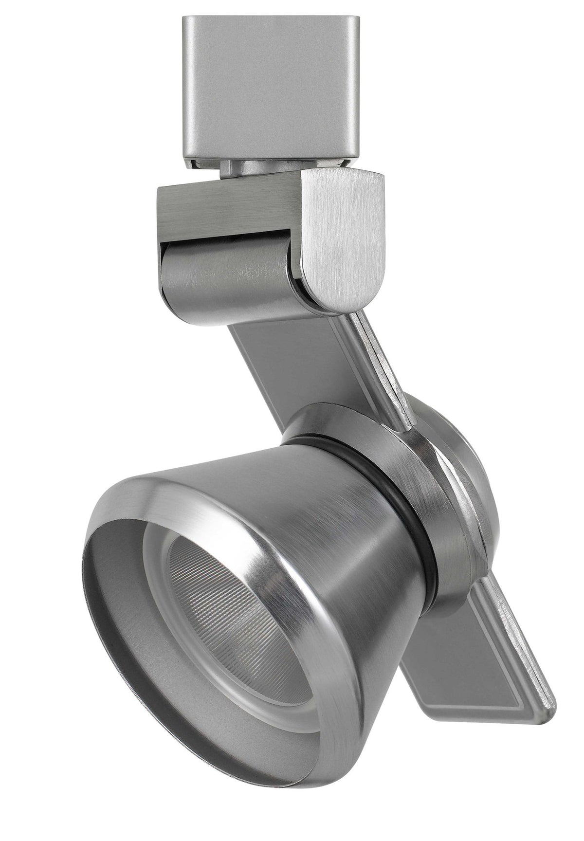 6" Height Metal Track Head - Brushed Steel