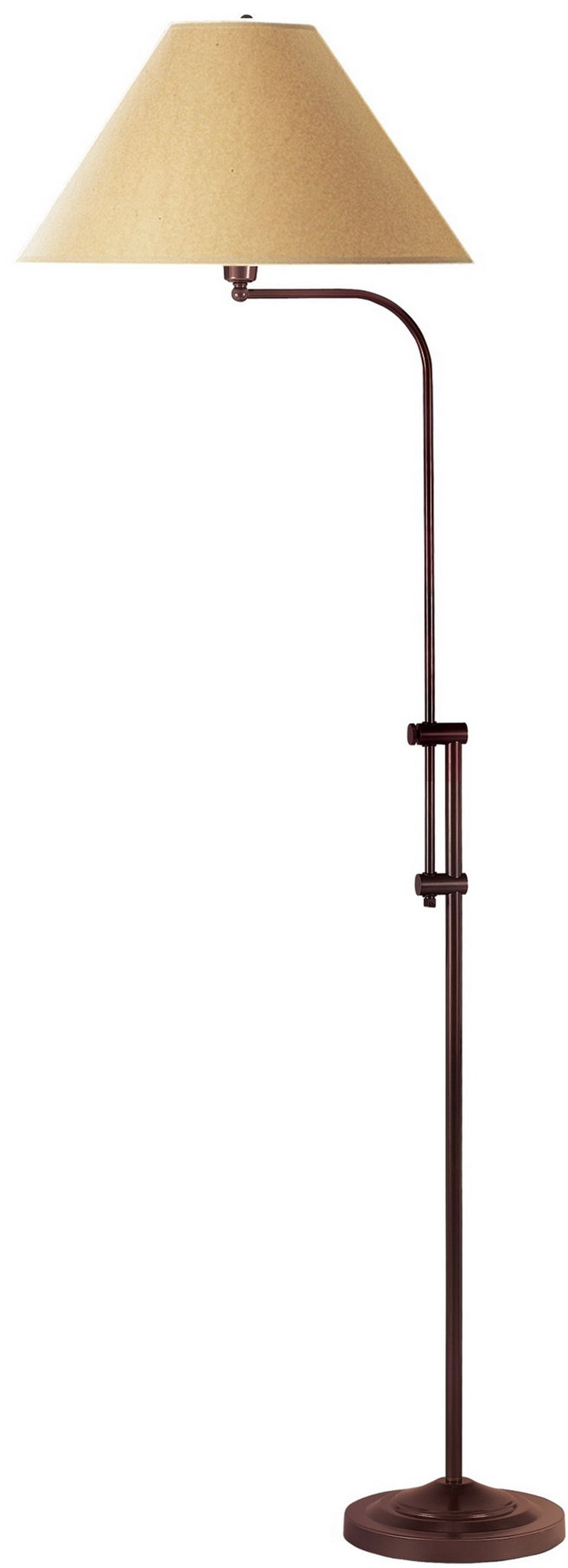67.5" Height Metal Floor Lamp - Rust