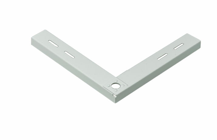 0.8" Height L Track Holder - White