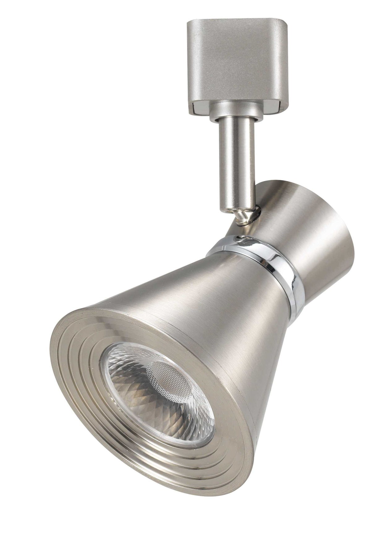 5.25" Height Casted Aluminum Fixture - Brushed Steel