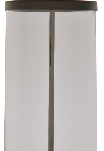 Junrow - Glass Table Lamp - Clear / Brown