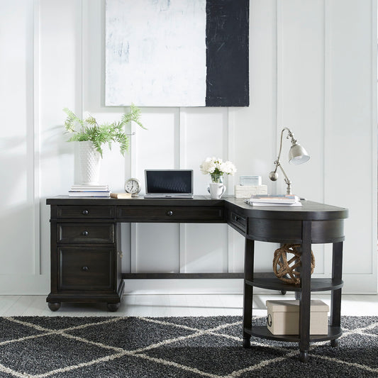 Harvest Home - L Shaped Desk - Chalkboard