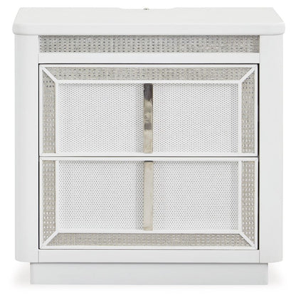 Chalanna - Two Drawer Night Stand - White