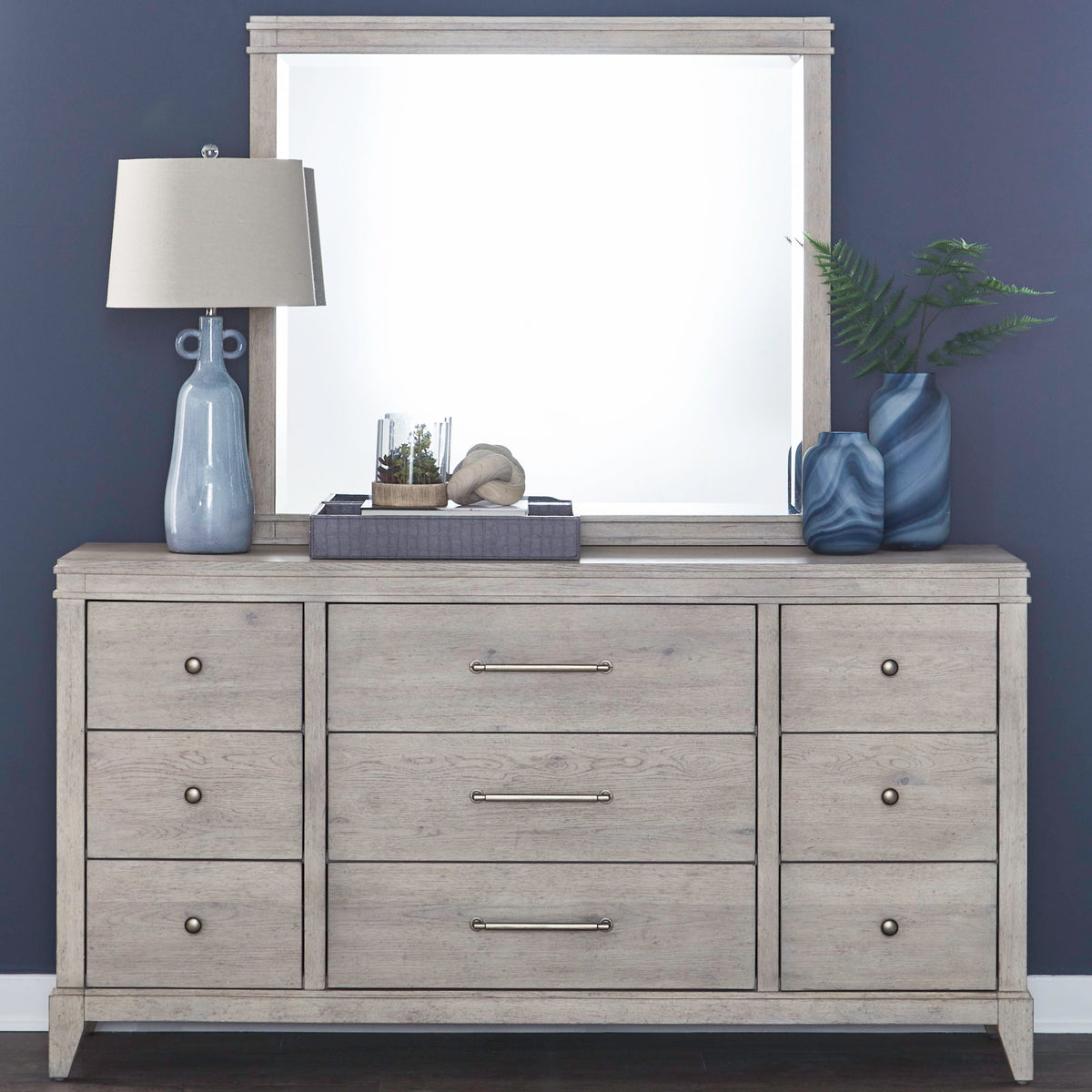 New Haven - Dresser & Mirror - Sanctuary White