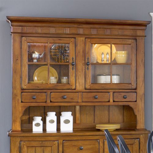 Treasures - Hutch - Rustic Oak
