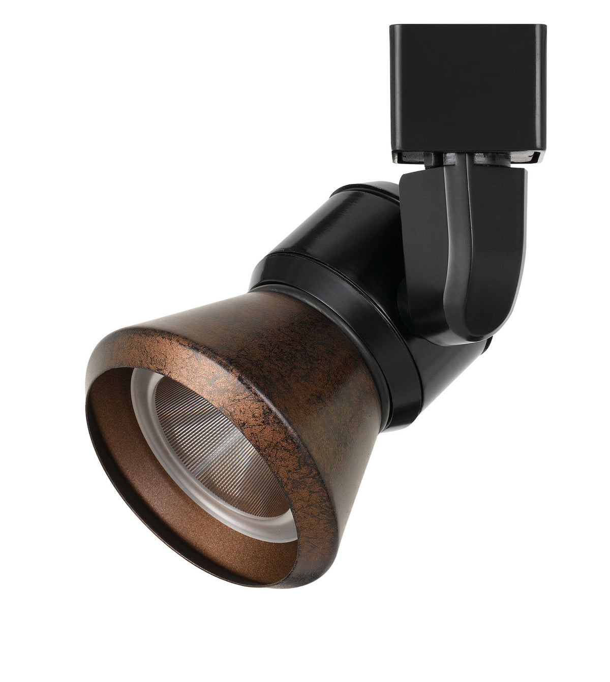 6.25" Height Metal Track Head - Black & Rust