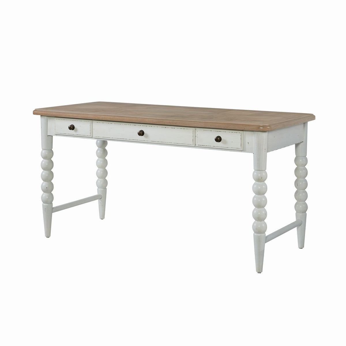 Turnberry Park - Writing Desk - Washed White & Toasted Oat