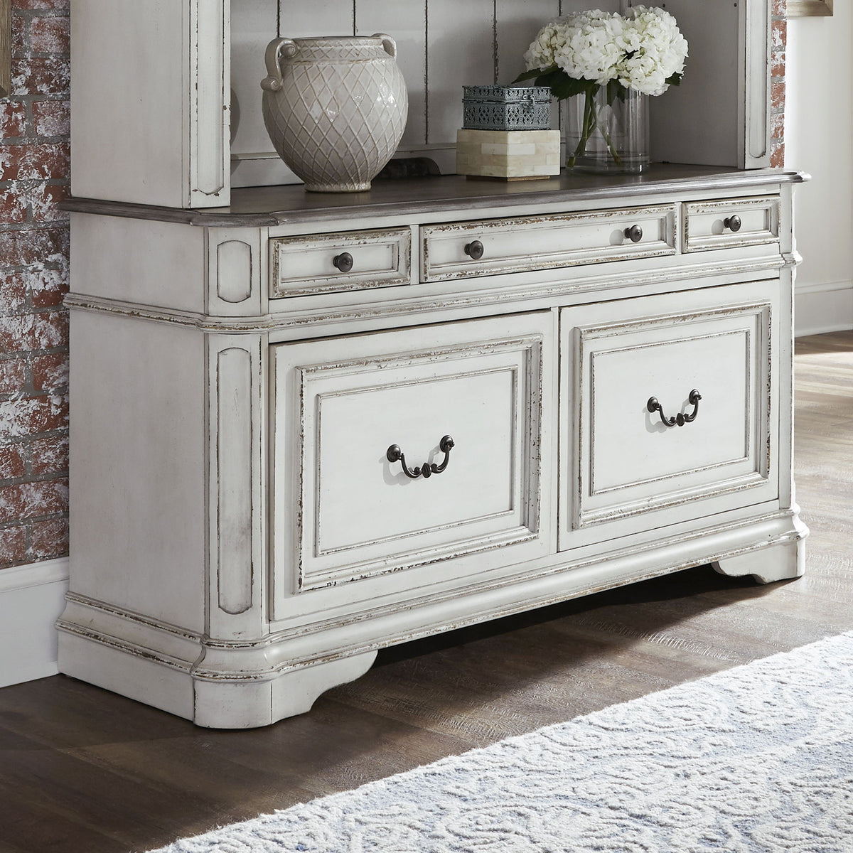 Magnolia Manor - Wood Credenza