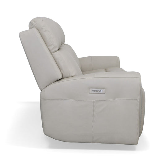 Barnett - Power Reclining Sofa With Power Headrests & Lumbar
