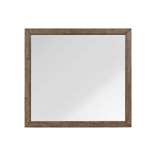 Shaker Lakes - Landscape Mirror - Harvest Brown