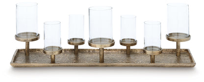 Wallmond - Candle Holder - Antique Brass Finish
