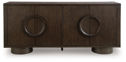 Veeda - Accent Cabinet - Dark Brown