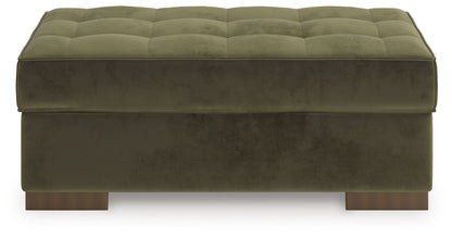 Caspian-Town - Oversized Accent Ottoman - Olive