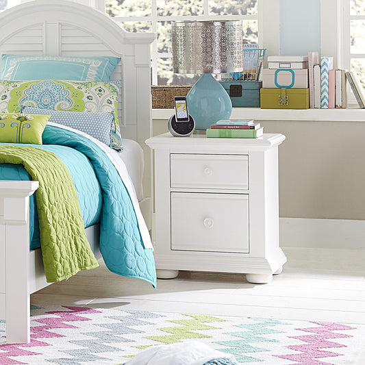 Summer House - 2 Drawer Nightstand - Oyster White