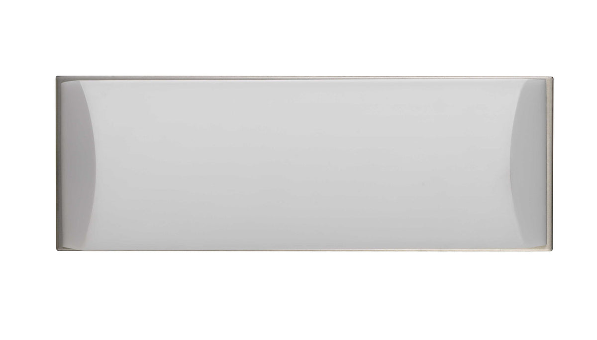 4.75" Height Acrylic and Metal Vanity Light - Brushed Steel - LED13W