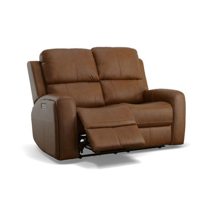 Linden - Power Reclining Loveseat With Power Headrests & Lumbar