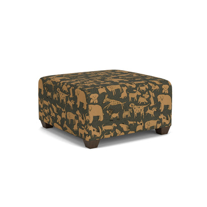Freedom - Fabric Square Cocktail Ottoman