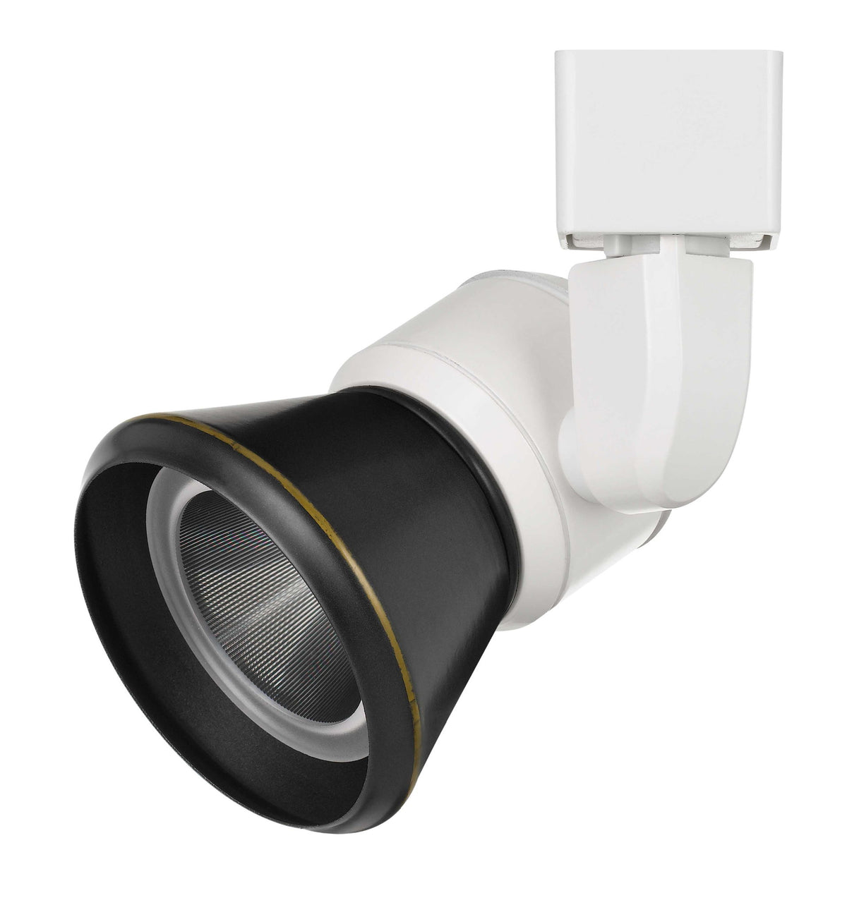6.25" Height Metal Track Head - White & Dark Bronze