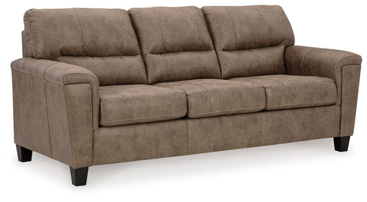 Navi - 3 Pc. - Sofa, Loveseat, Rocker Recliner - Fossil