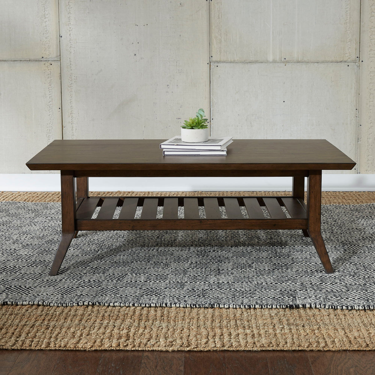 Ventura Blvd - 3 Piece Table Set (1 Cocktail Table 2 Round End Tables) - Bronze Spice