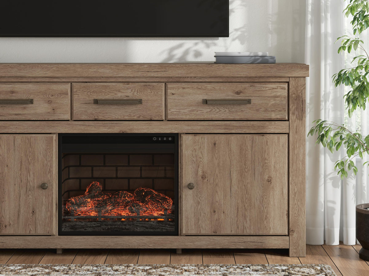 Garistyn - TV Stand With Fireplace Option