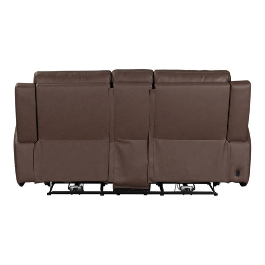 Beckham - Loveseat With Console P2 & ZG - Aline Saddle