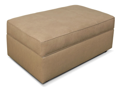 Lachlan - Leather Cocktail Ottoman