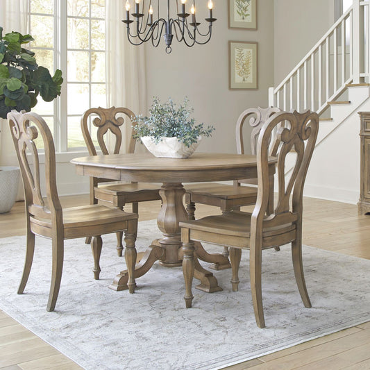 Magnolia Manor - Pedestal Table Set