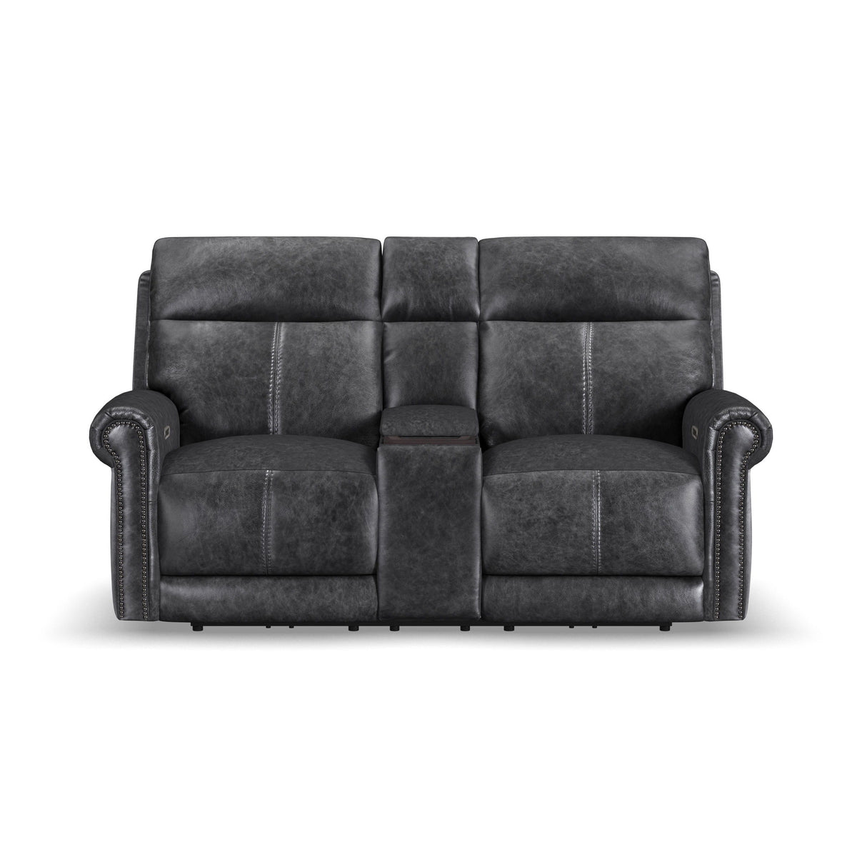 Alexander - Power Reclining Loveseat With Console, Power Headrest & Lumbar