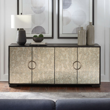 Barlowe - 4 Door Accent Cabinet - Cappuccino