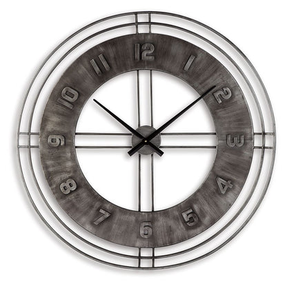 Ana Sofia - Wall Clock - Antique Gray