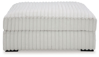 Stupendous - Oversized Accent Ottoman - Alloy