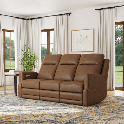 Maxwell - Power Reclining Sofa With Power Headrests And Lumbar