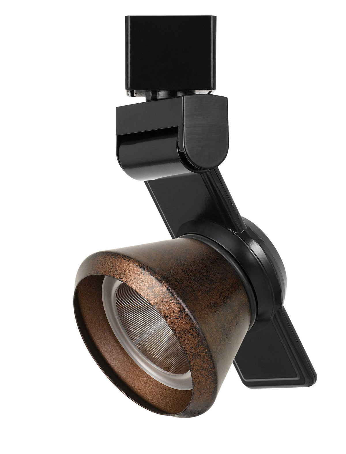 6" Height Metal Track Head - Black & Rust