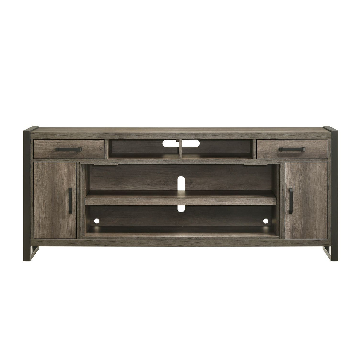 Fireplace TV Consoles - 78" Fireplace TV Console FTS - Brown