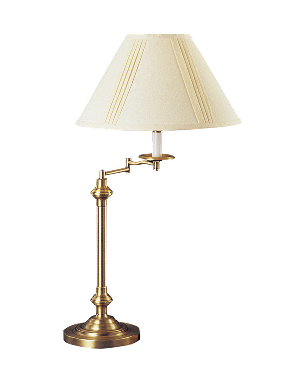 29.5" Height Metal Table Lamp - Antique Brass