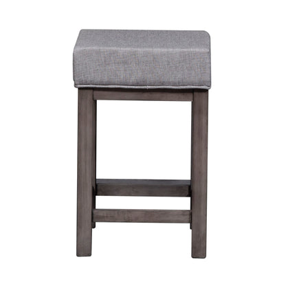 Tanners Creek - Upholstered Console Stool (Set of 3) - Gray