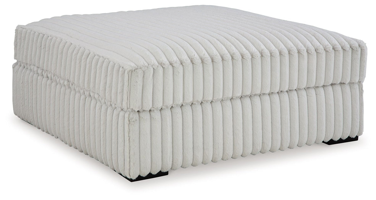 Stupendous - Oversized Accent Ottoman - Alloy
