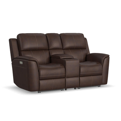 Henry - Power Reclining Loveseat With Console & Power Headrests & Lumbar