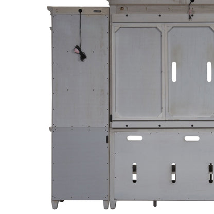 Heartland - Right Pier - Antique White / Tobacco Tops