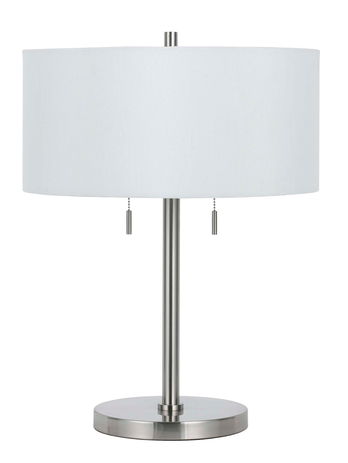 Calais - 23.5" Height Metal Table Lamp - Brushed Steel