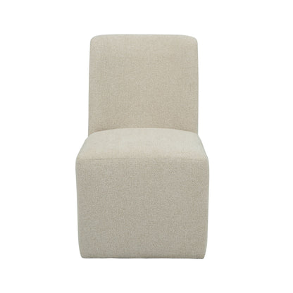 Waterfall - Upholstered Dining Chair (Set of 2) - Beige / Deep Ebony