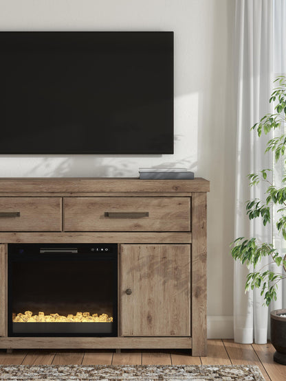 Garistyn - TV Stand With Fireplace Option