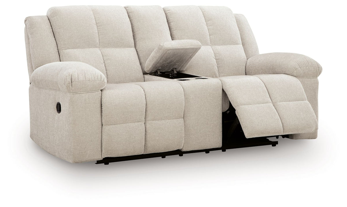 Orlen - Double Reclining Loveseat With Console - Winter