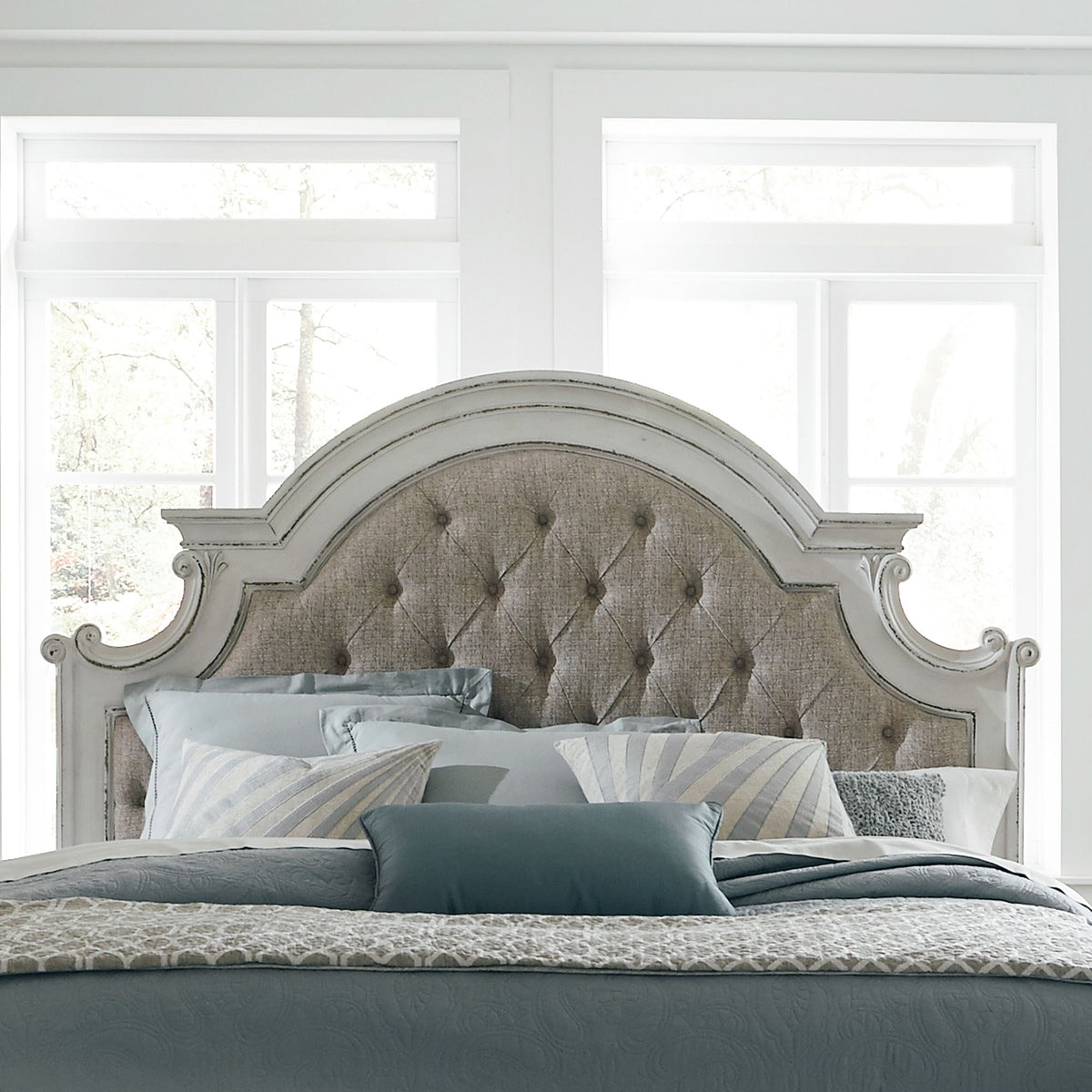 Magnolia Manor - Upholstered Panel Headboard