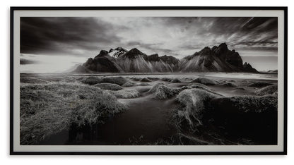 Delstone - Wall Art - Black / White