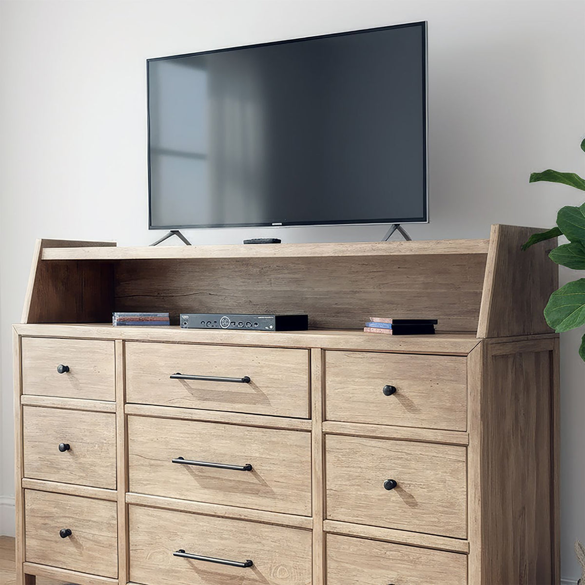 Proximity Place - Dresser Hutch - Barley Buff