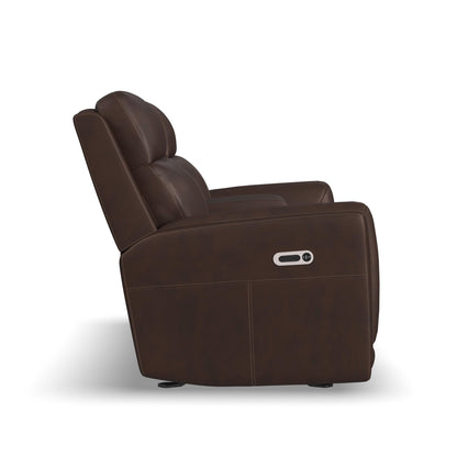 Alister - Power Gliding Loveseat With Console, Power Headrests & Lumbar