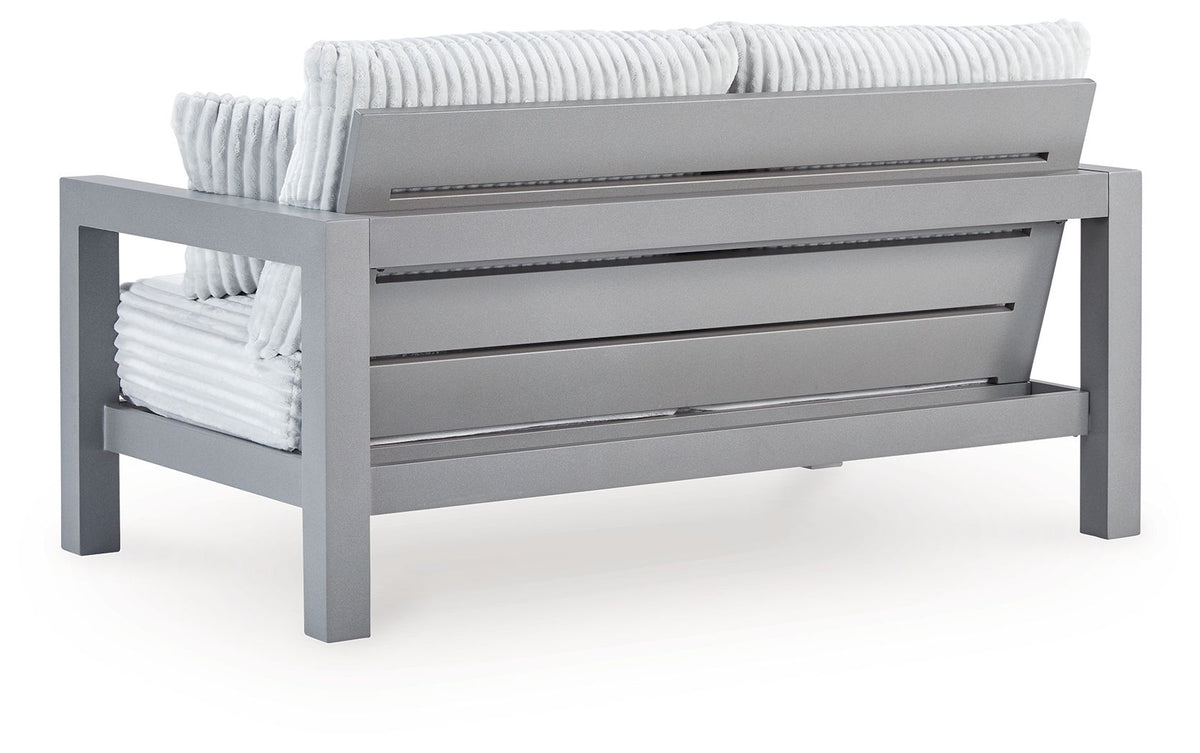 Hurley Park - Loveseat With Cushion - Gray