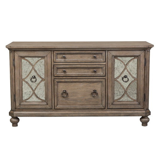 Simply Elegant - Credenza - Heathered Taupe